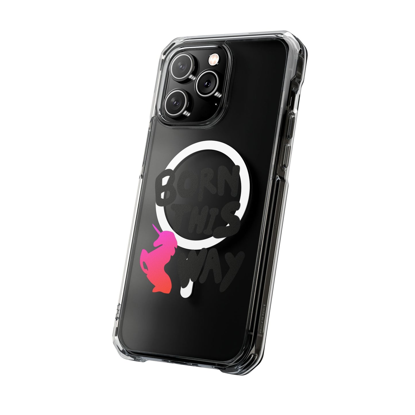 Born This Way Unicorn Magnetic clear case