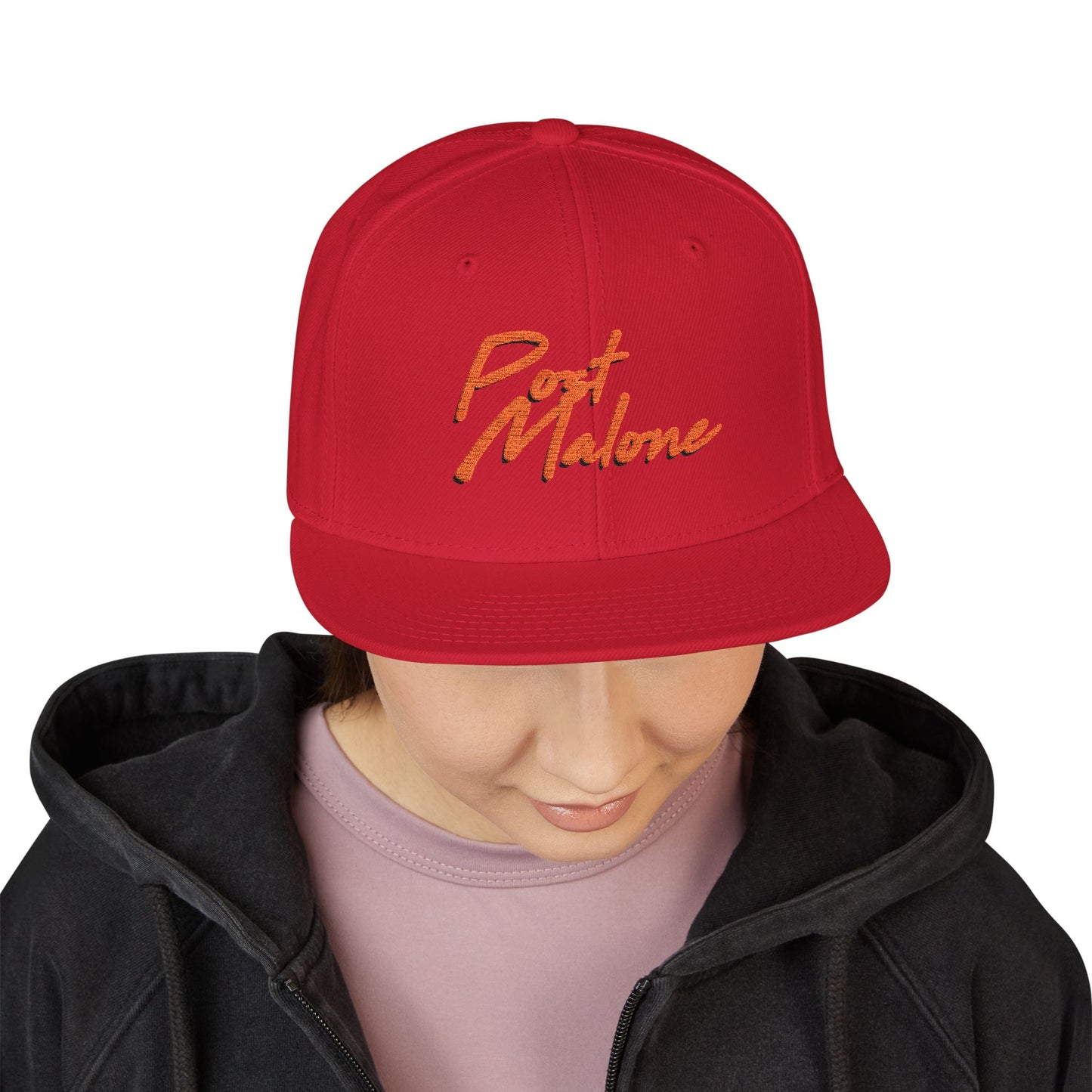 Snapback (Embroidery) – Post Melone Name Design