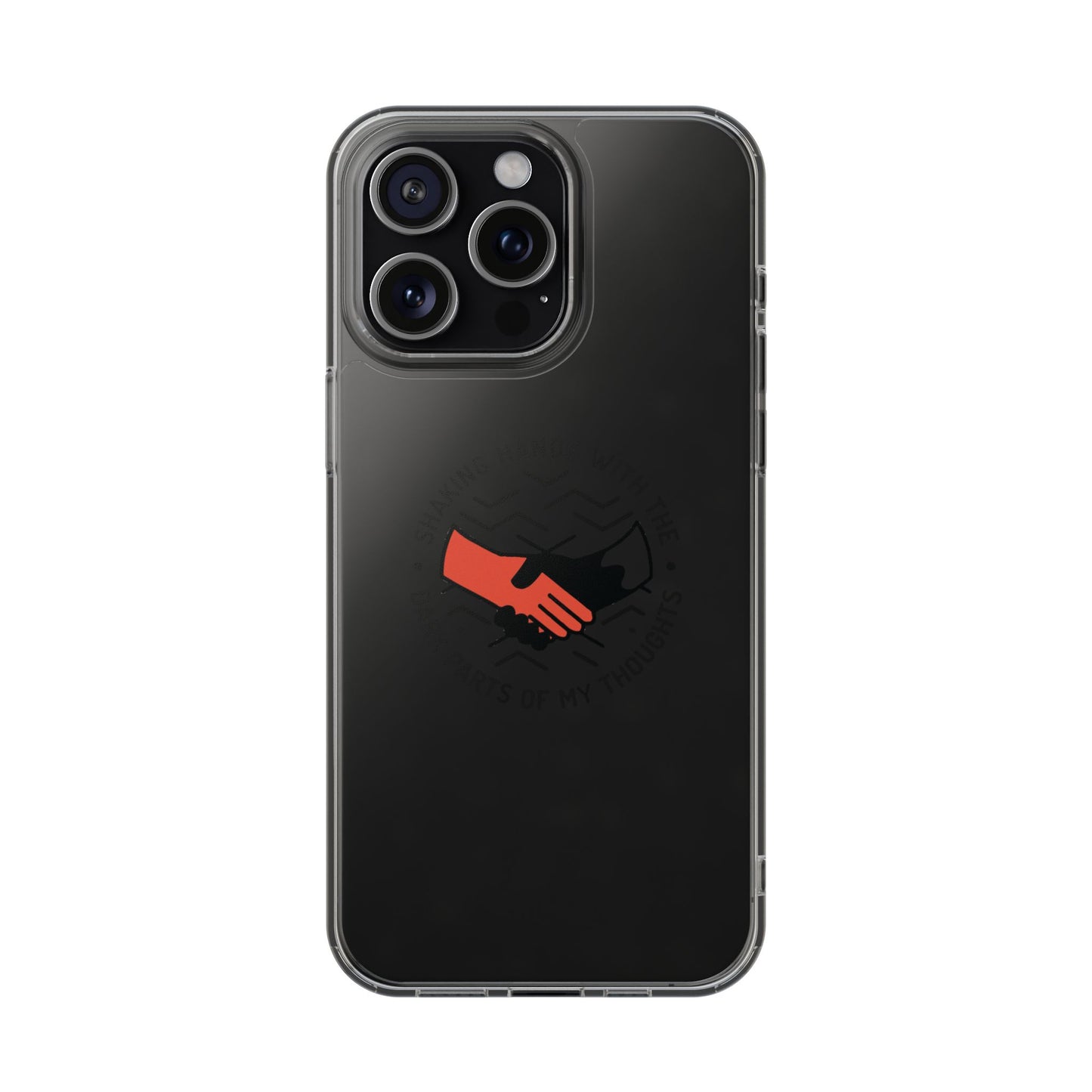 Dark Grip Clear Case
