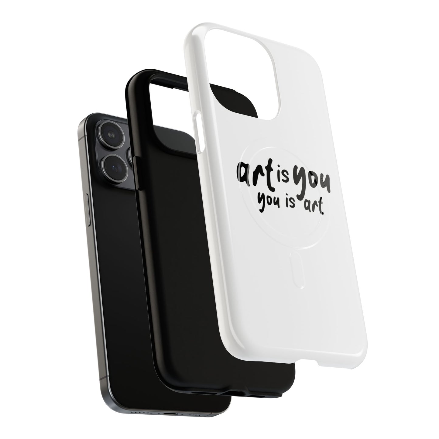 Red Scribble Heart Tough Magnetic Case
