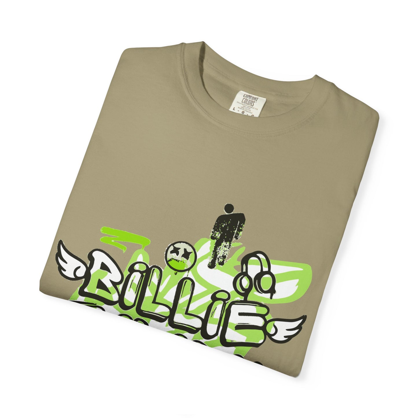 Grunge Angel Graffiti Unisex Dyed T-shirt