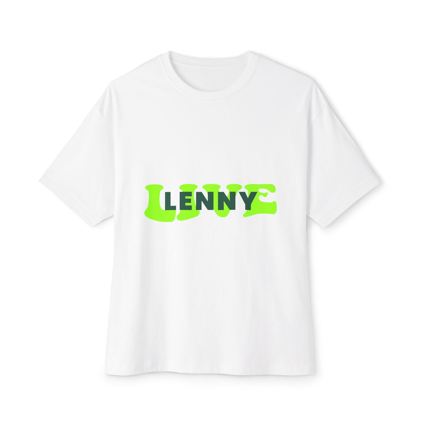 Live Lenny Pop Unisex Oversized Boxy tee