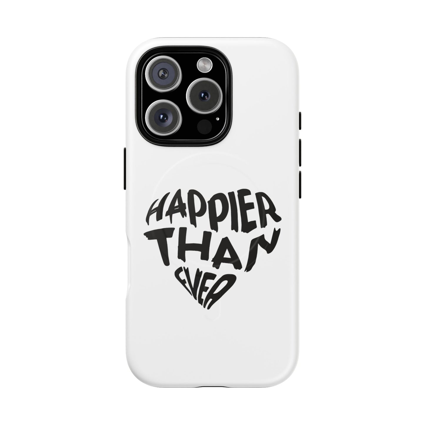 Happier Heart Lettering Tough Magnetic Case