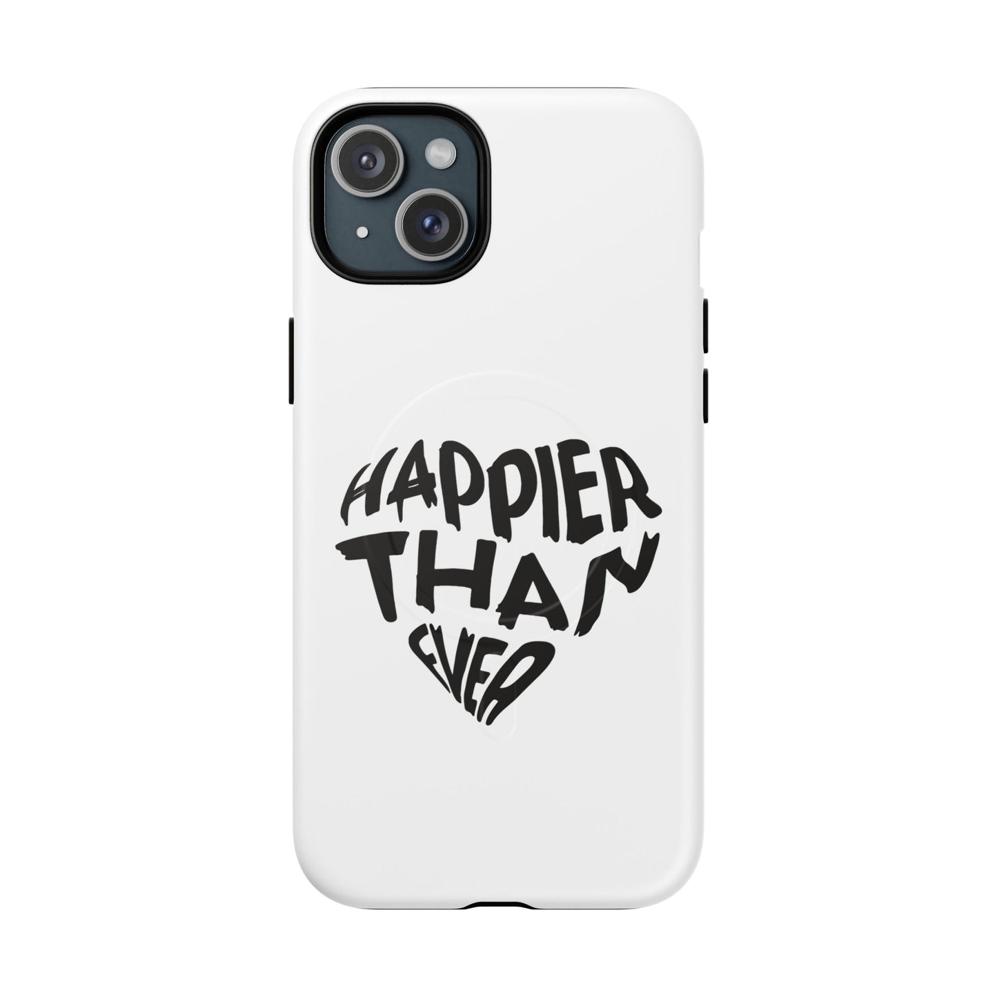 Happier Heart Lettering Tough Magnetic Case