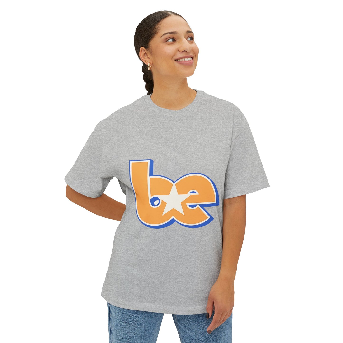 BE Star Retro Unisex Oversized Tee