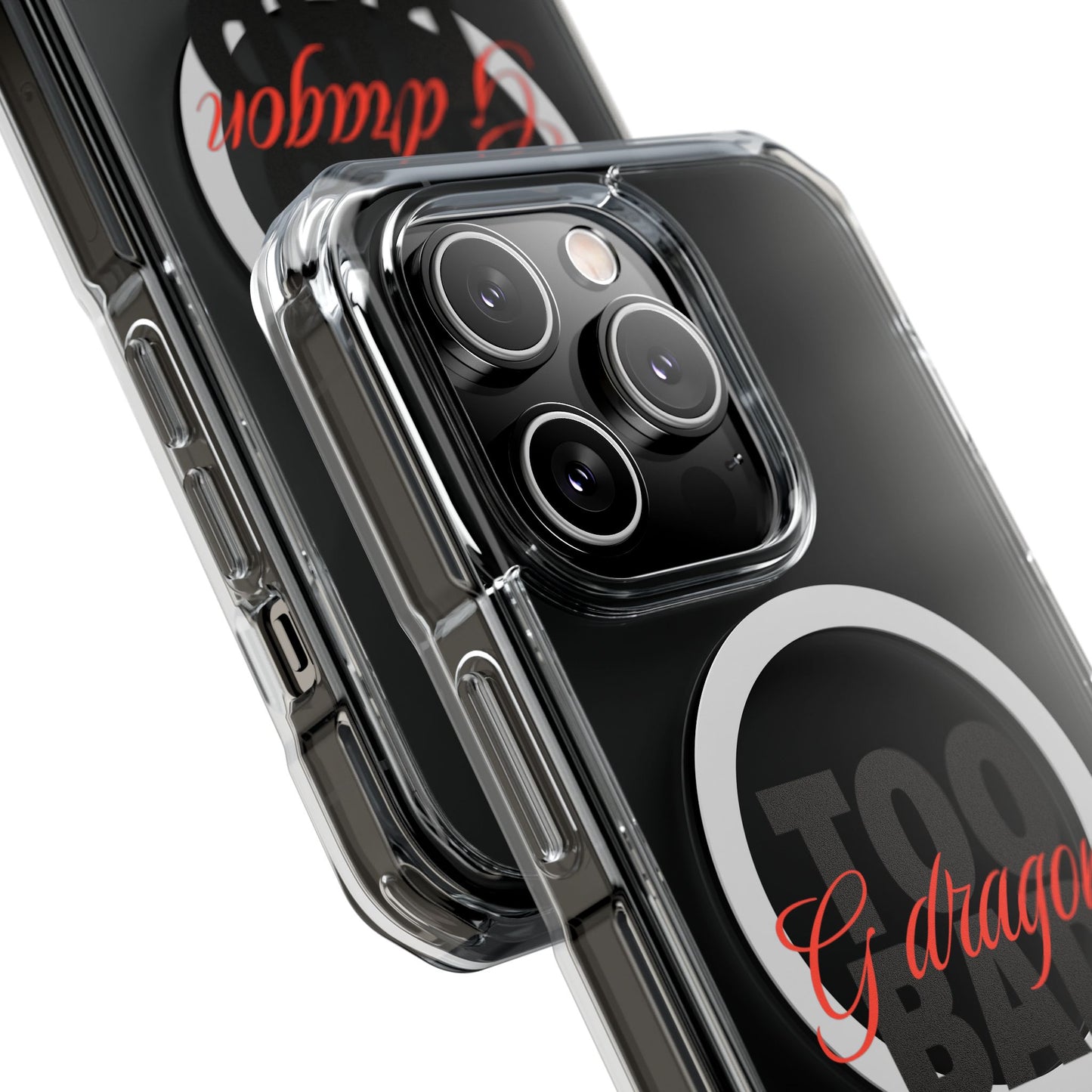 Signature Flame Script Magnetic Clear Impact Case