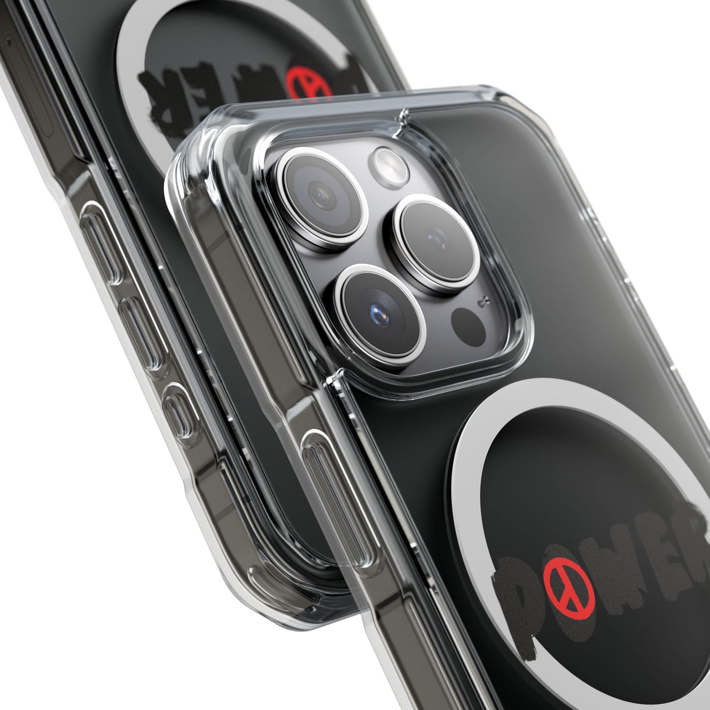 Peace Vibes Streetwear Magnetic Clear Impact Case