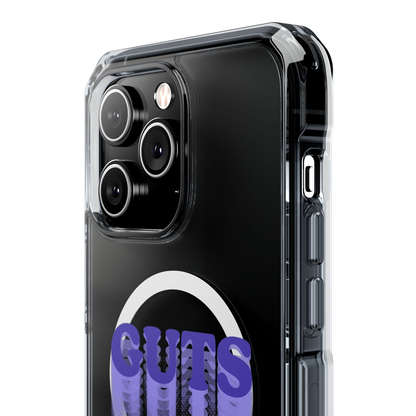 Guts Drip Effect Halftone Magnetic Clear Impact Case
