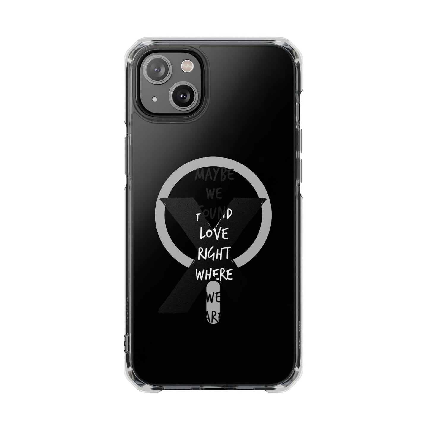 Abstract Paw and Brush Stroke Magnetic Clear Impact Case