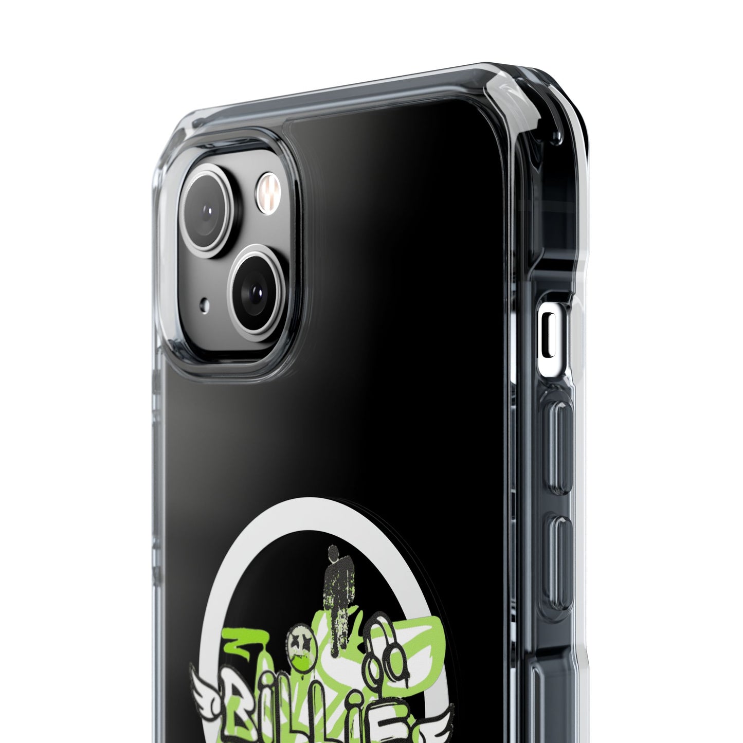 Grunge Angel Graffiti Magnetic Clear Impact Case