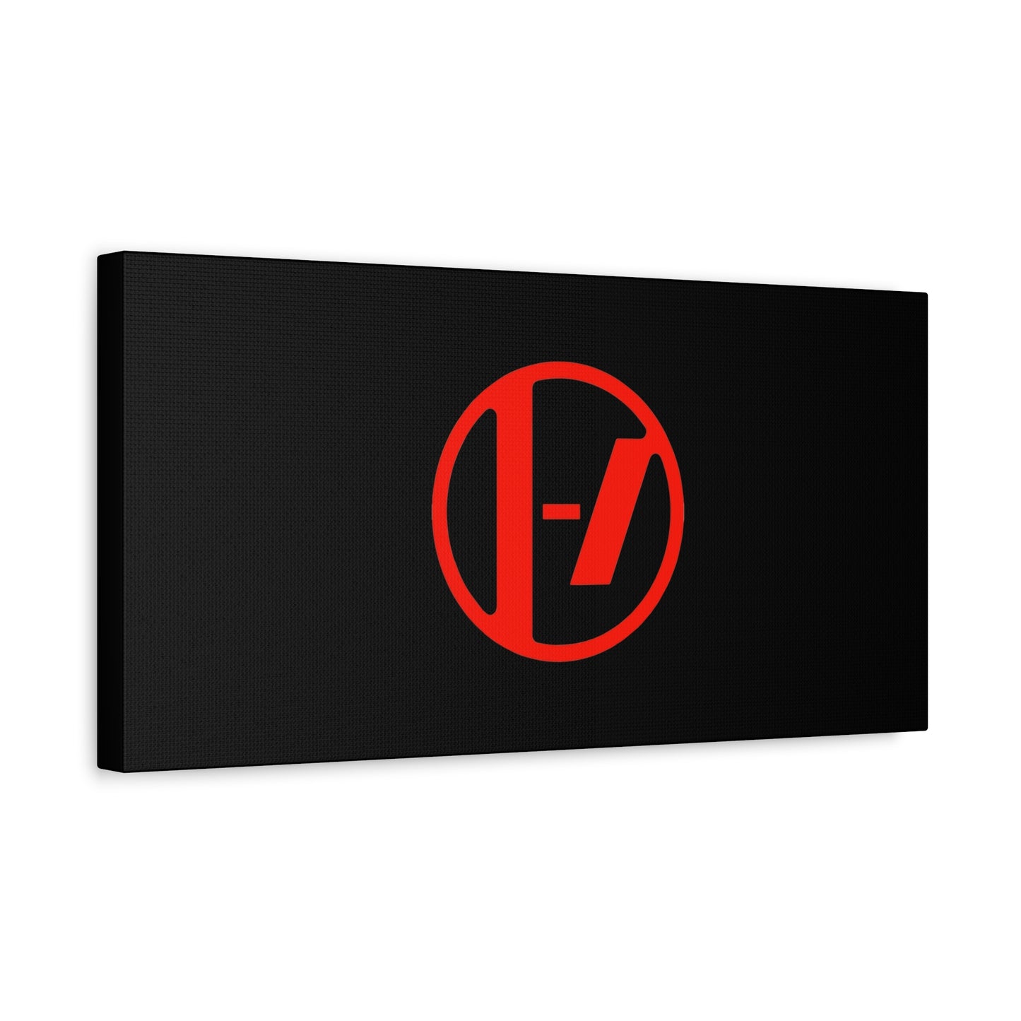 Crimson Orbit Matte Canvas