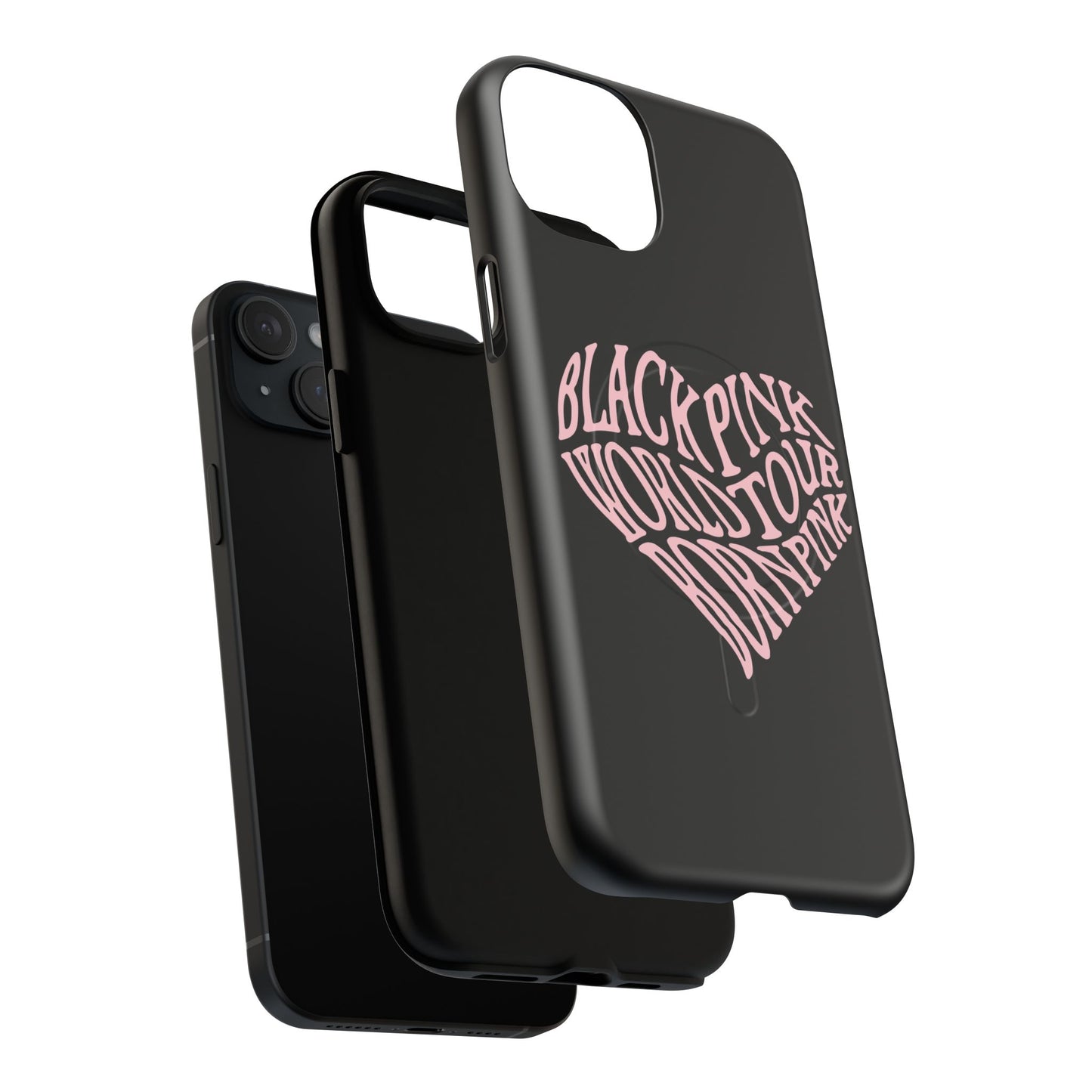 Iphone Born Pink Heart Typography - Tough Magnetic Phone Case