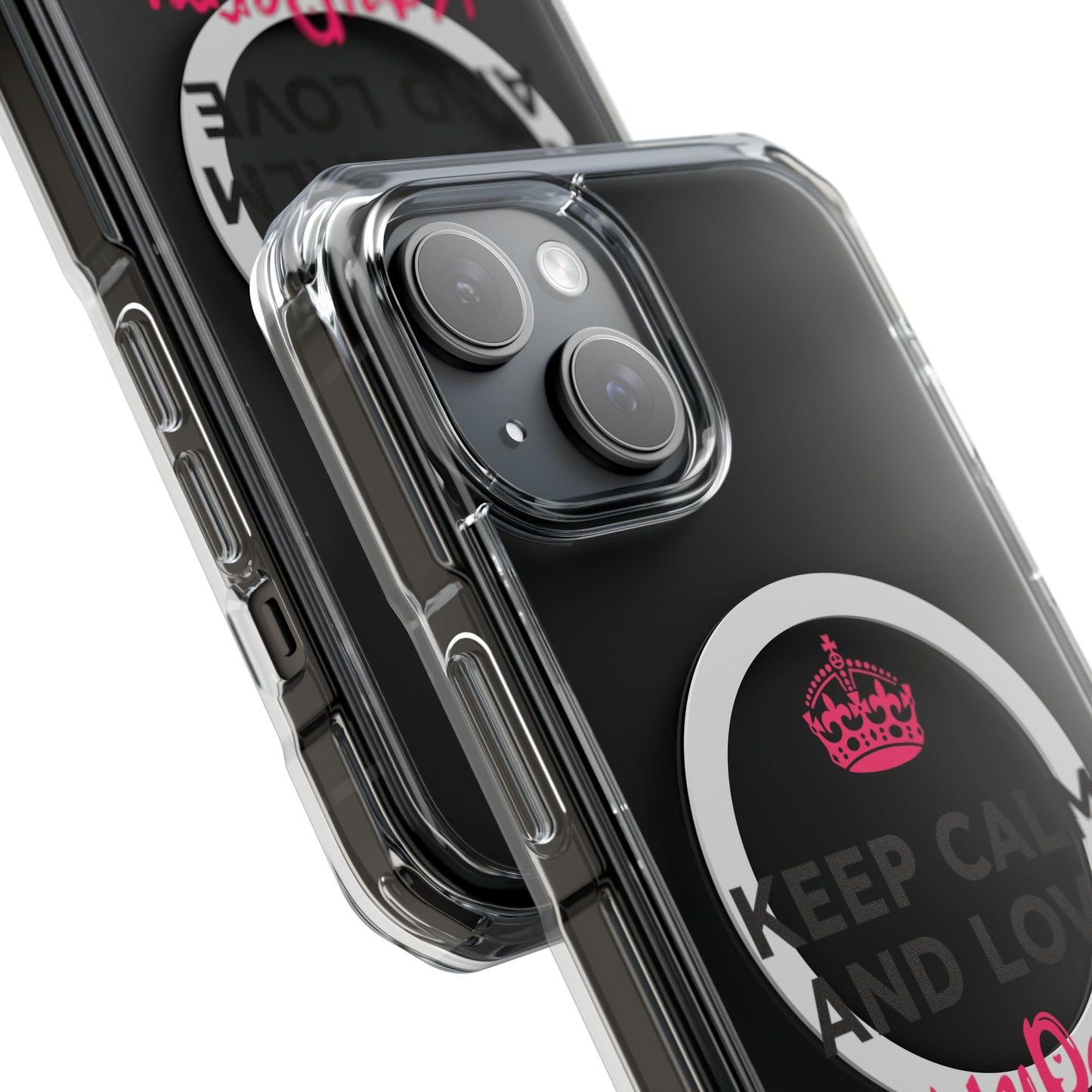 Crown over Katy Perry Signature” Magnetic Clear Impact cases
