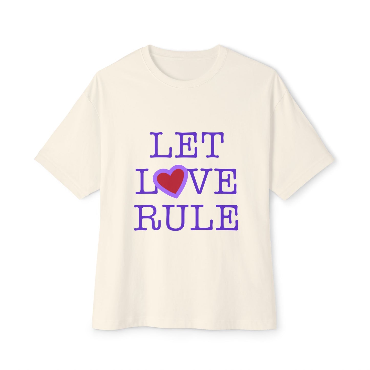 Let Love Rule (Remix) Unisex Oversized Boxy tee