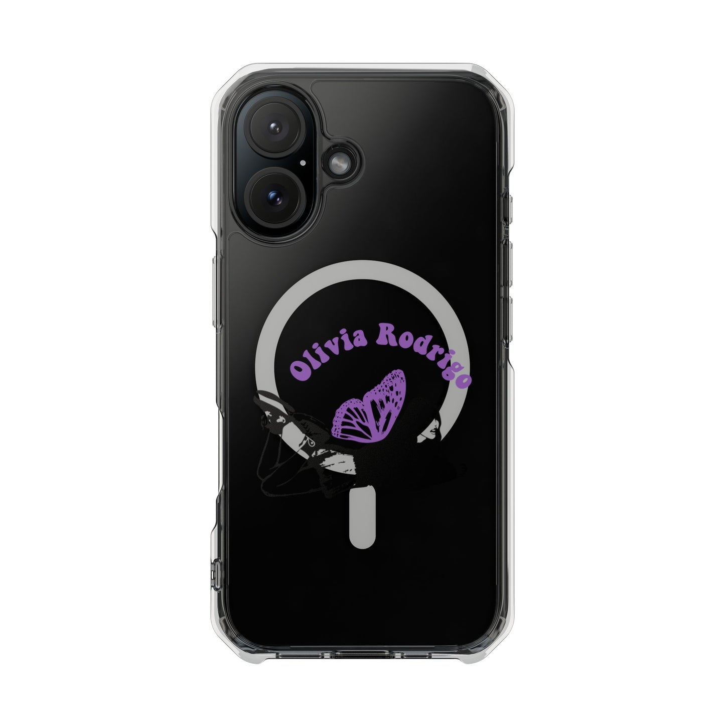 Olivia Rodrigo Butterfly Arc Magnetic Clear Impact Case