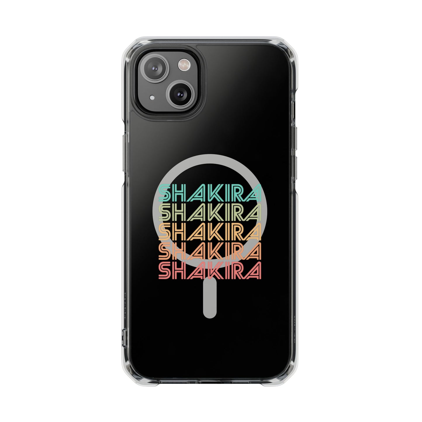 Retro Pop Lines Clear Impact case