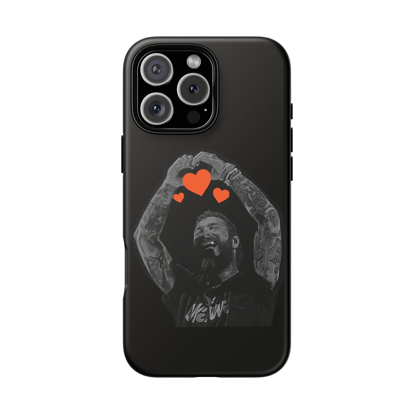 Tough iPhone Case (12–16 Pro Max) – Post Malone Heartfelt Wishes