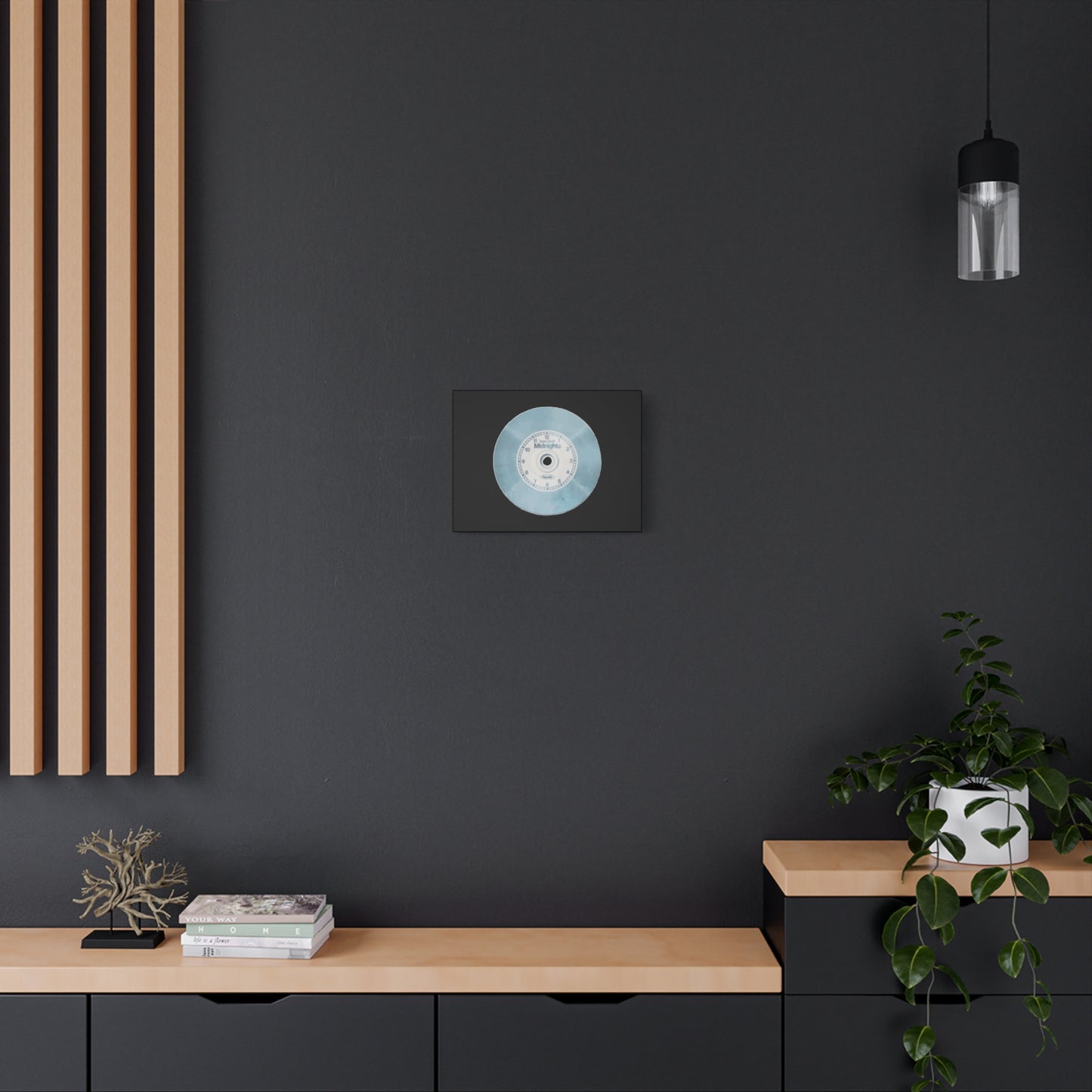 Midnight Vinyl Vibes Matte Canvas
