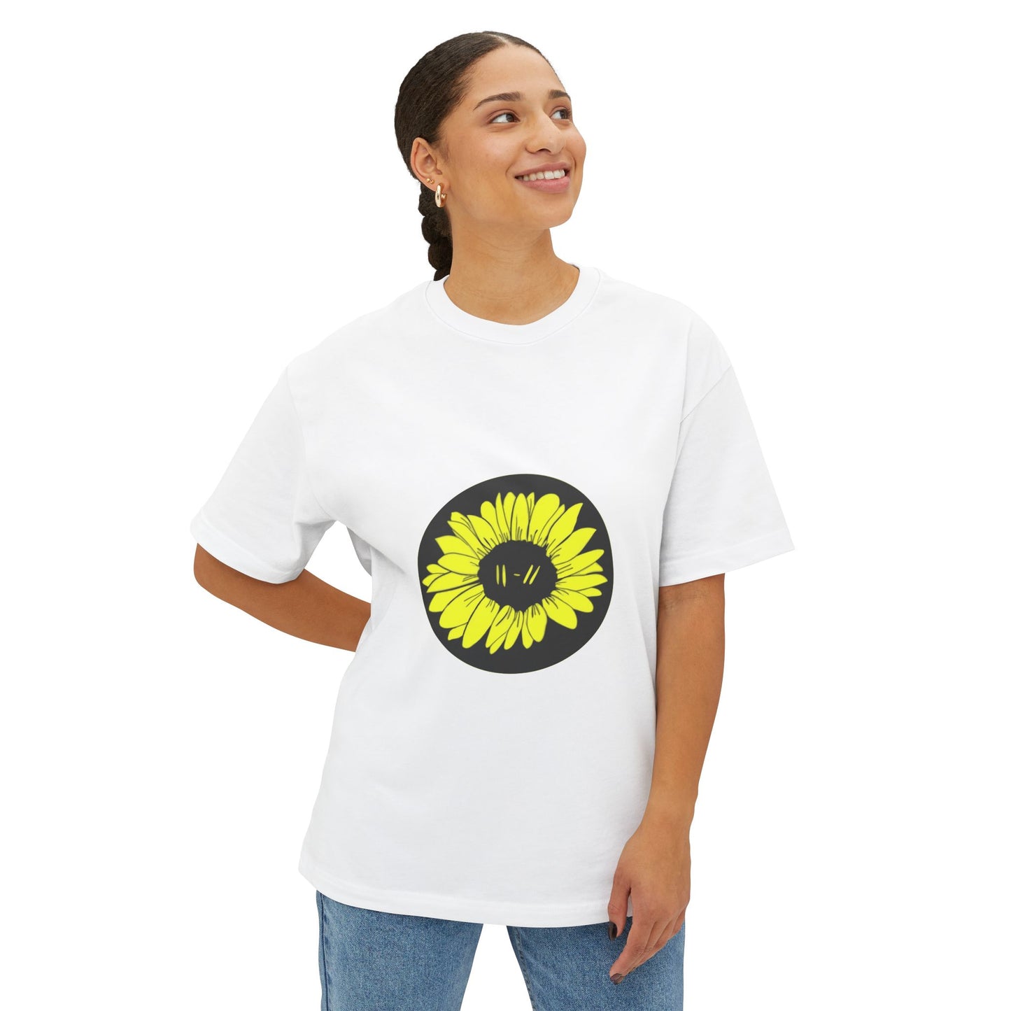 Bloom Aura Unisex Oversized Boxy Tee