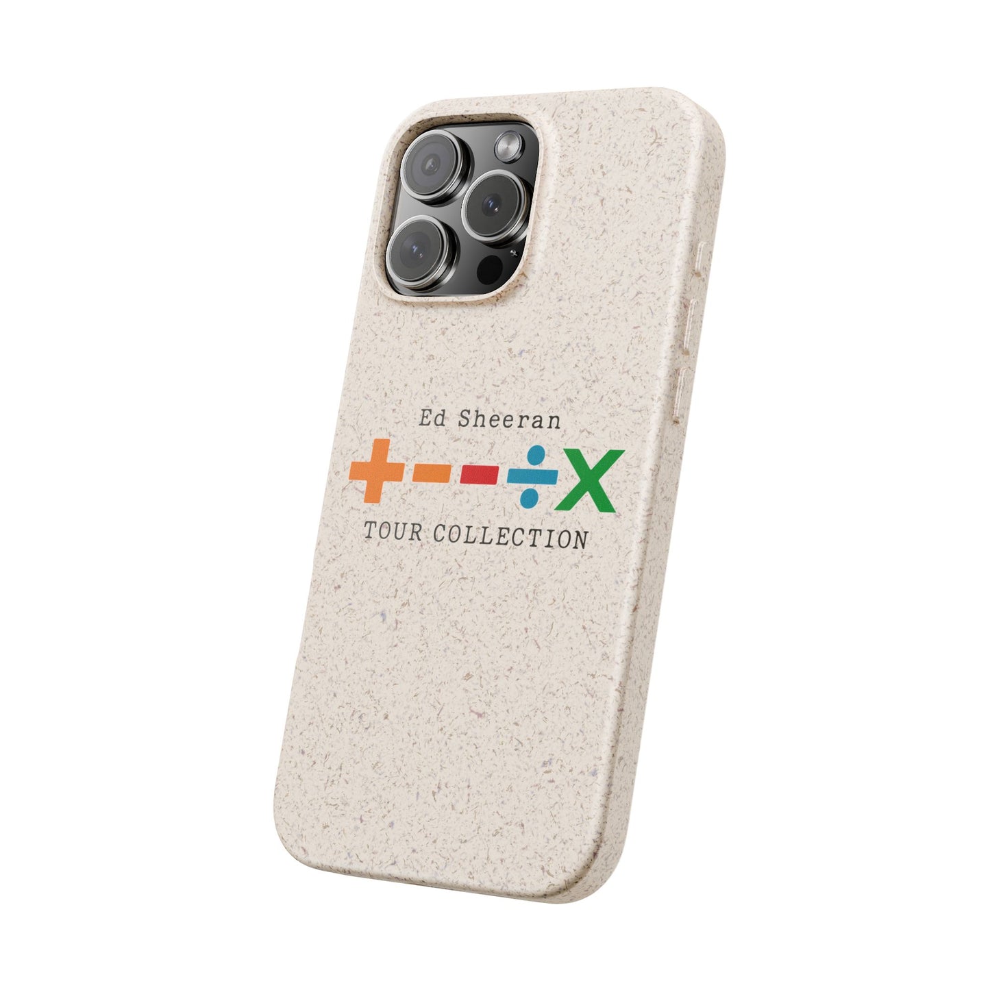 Biodegradable Cases for iPhone 12 to 16 Pro Max Showcasing – Ed Sheeran Edition