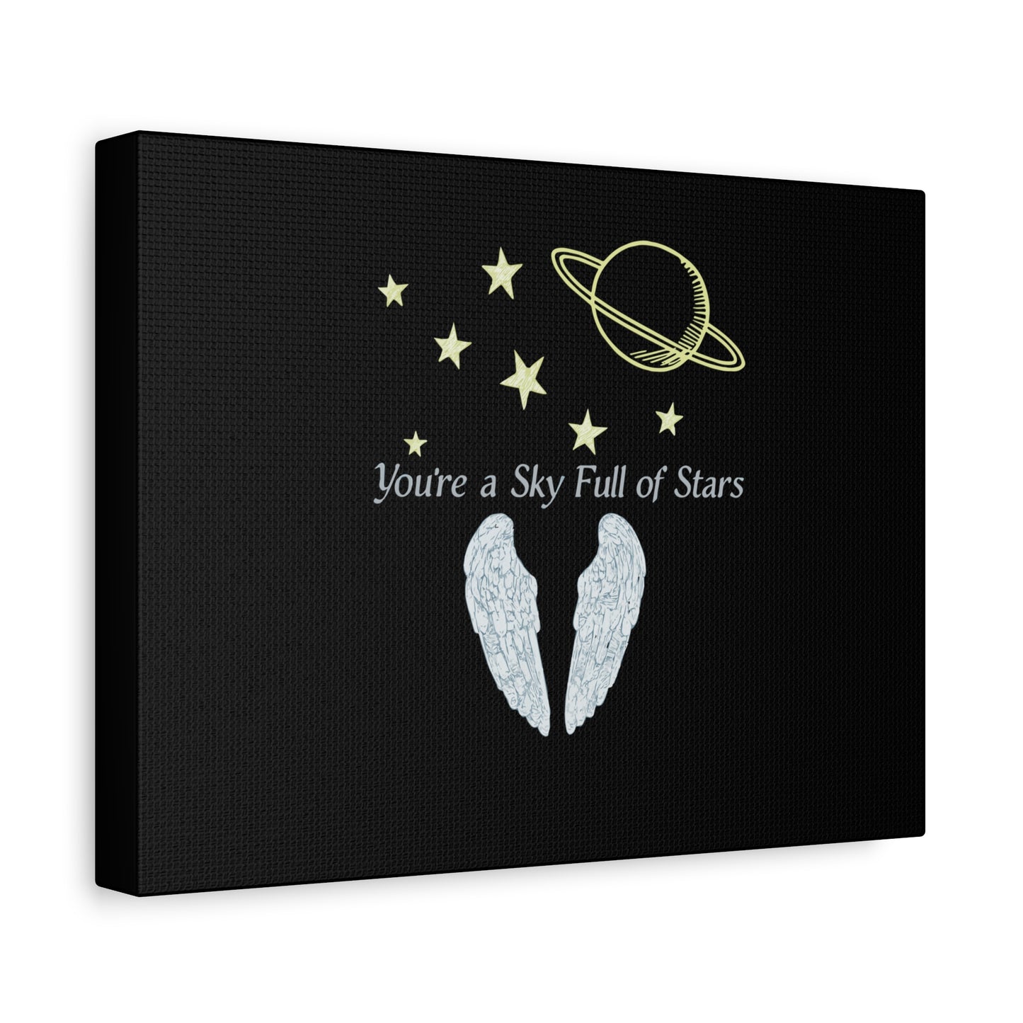 Starry Sky Wings Canvas