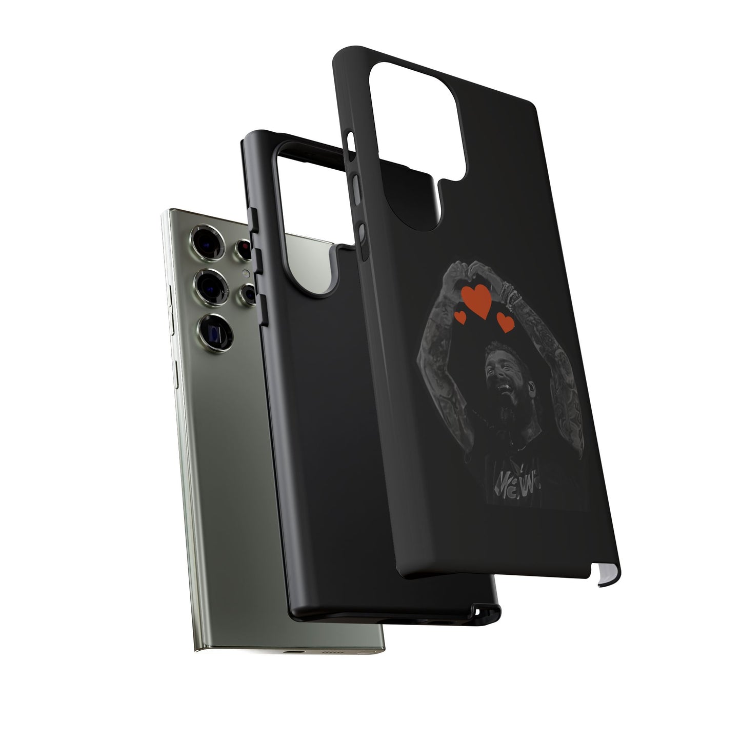 Tough Samsung Case (S20–S25) – Post Malone Heartfelt Wishes