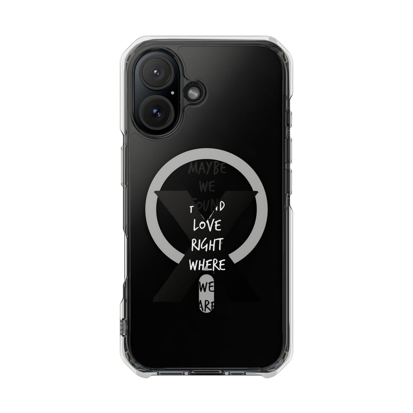 Abstract Paw and Brush Stroke Magnetic Clear Impact Case