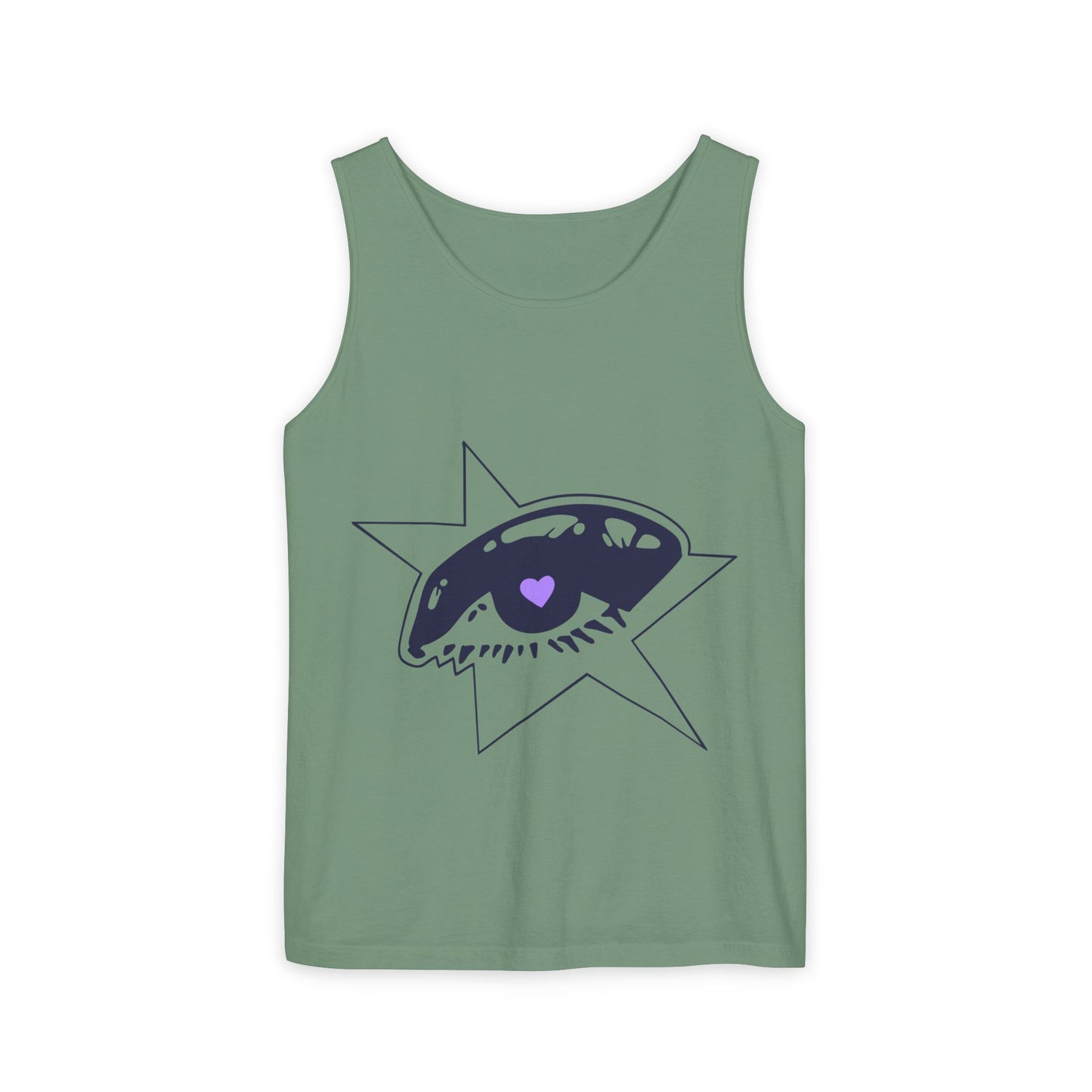 Purple Starry Eye-Dyed Tank Top