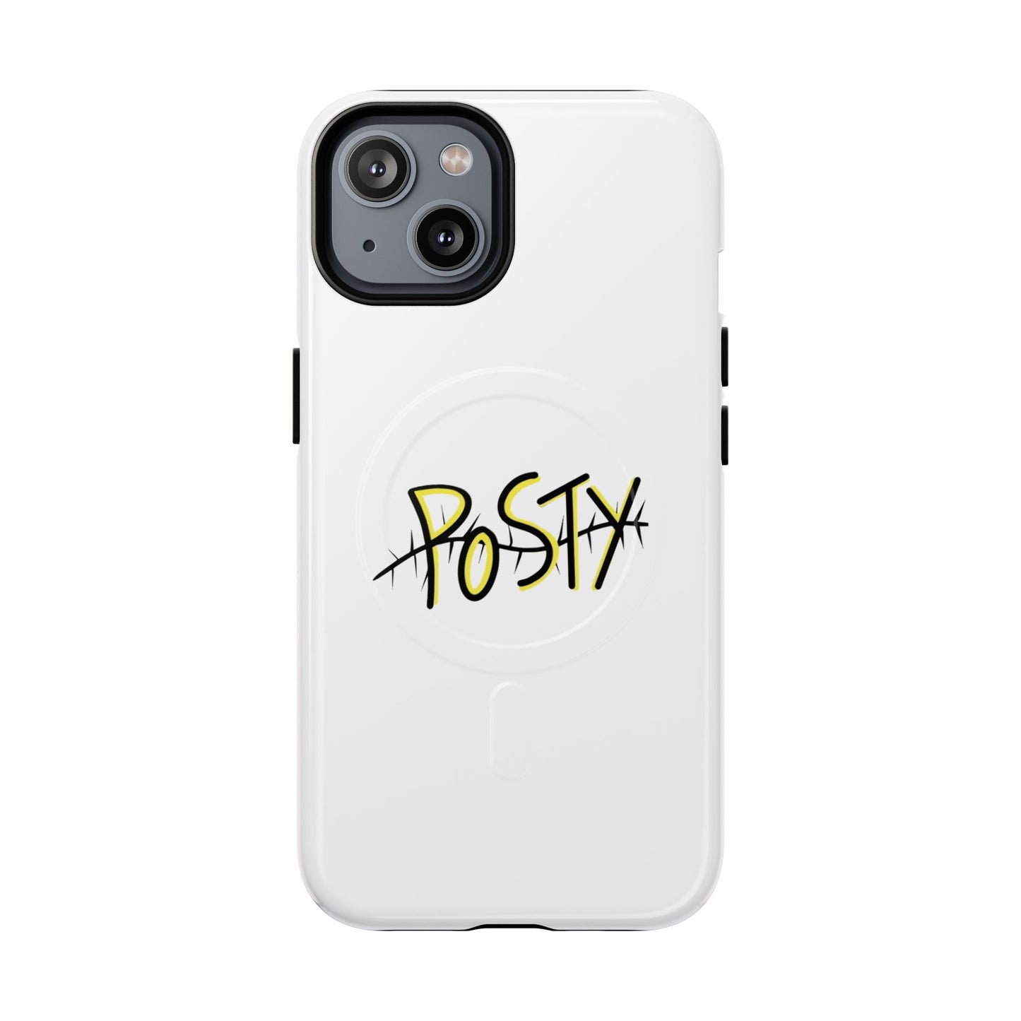 Abstract Black Barbed Wire Tough Magnetic Case