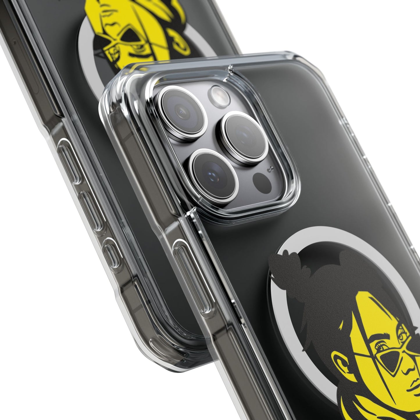 Neon Mood Portrait Magnetic Clear Impact Case