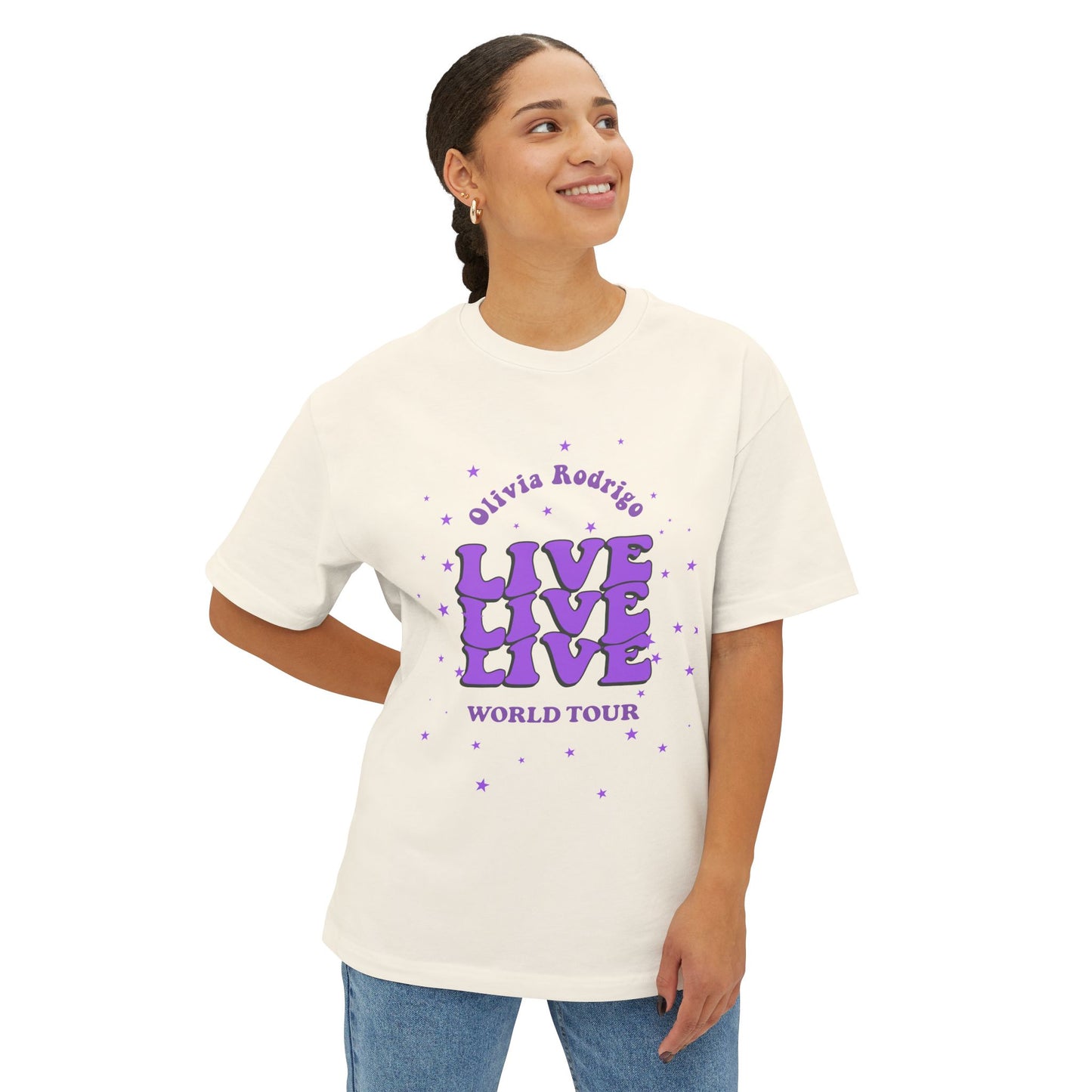Olivia Rodrigo Live World Tour-Oversized Tee
