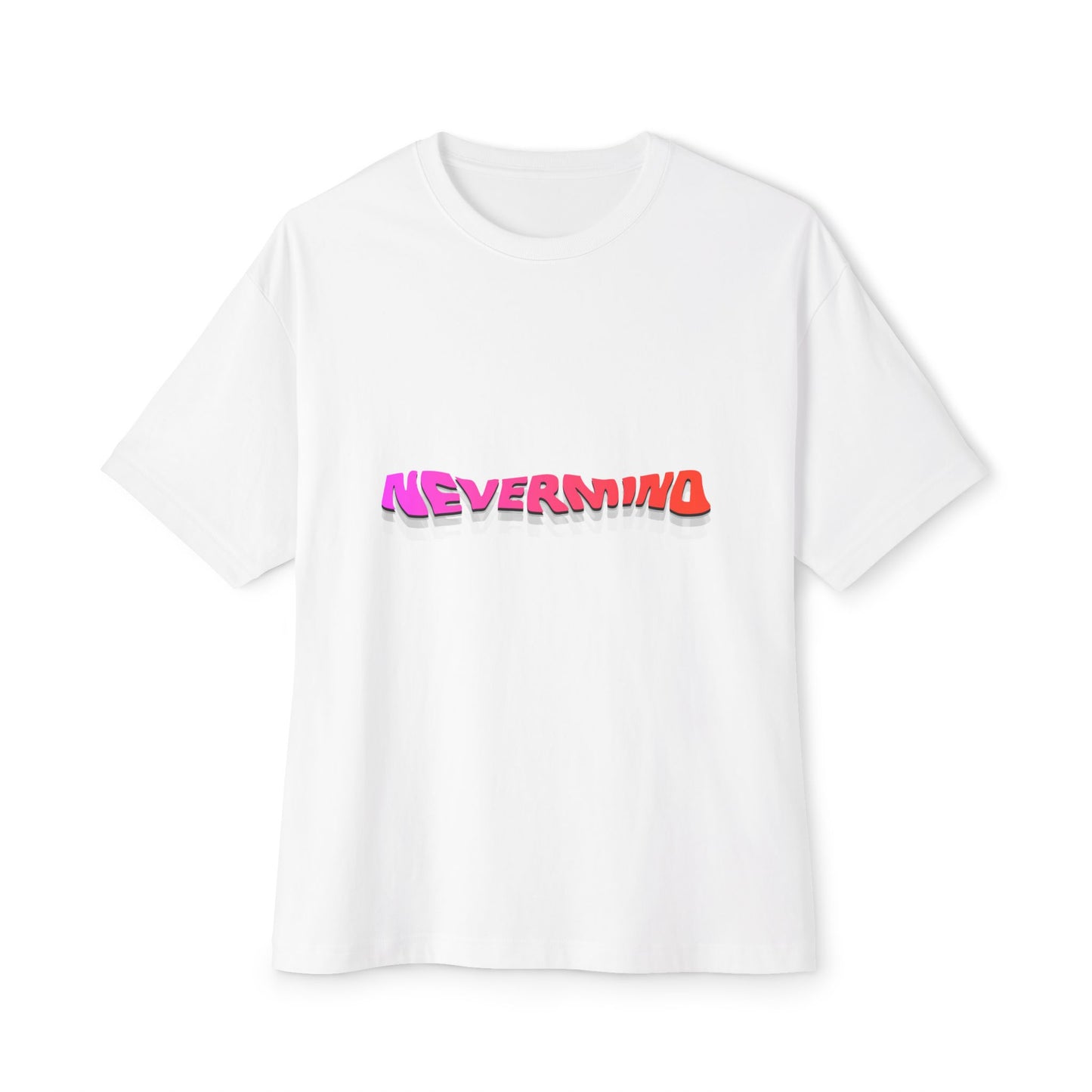 Wavy Groovy Typography Unisex Oversized Boxy Tee