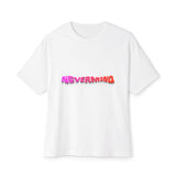 Wavy Groovy Typography Unisex Oversized Boxy Tee