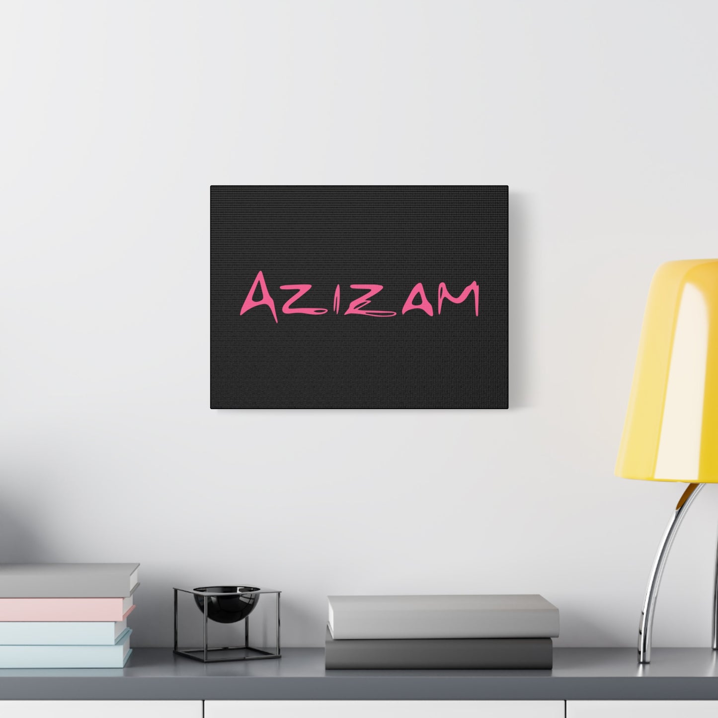 Handwritten Heart Doodle Matte Canvas