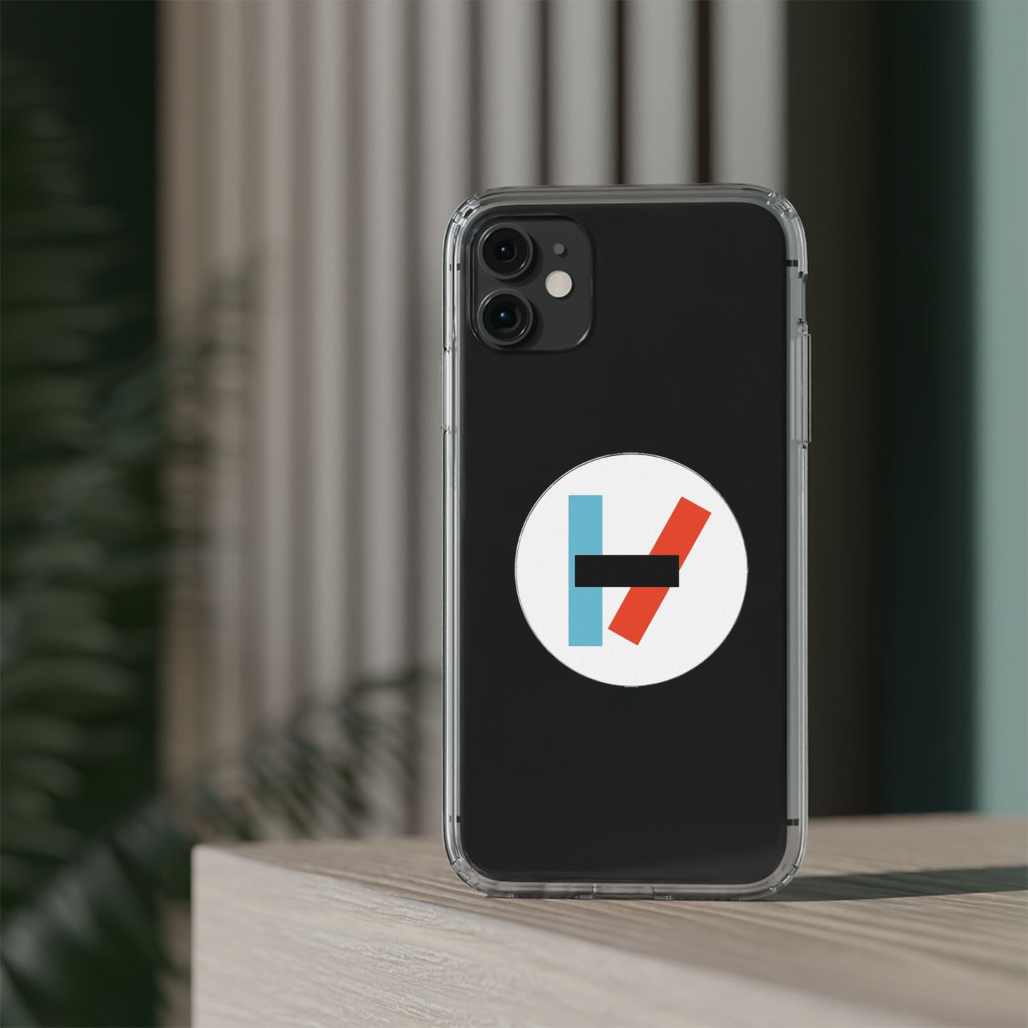 Circle Flame Clear Case