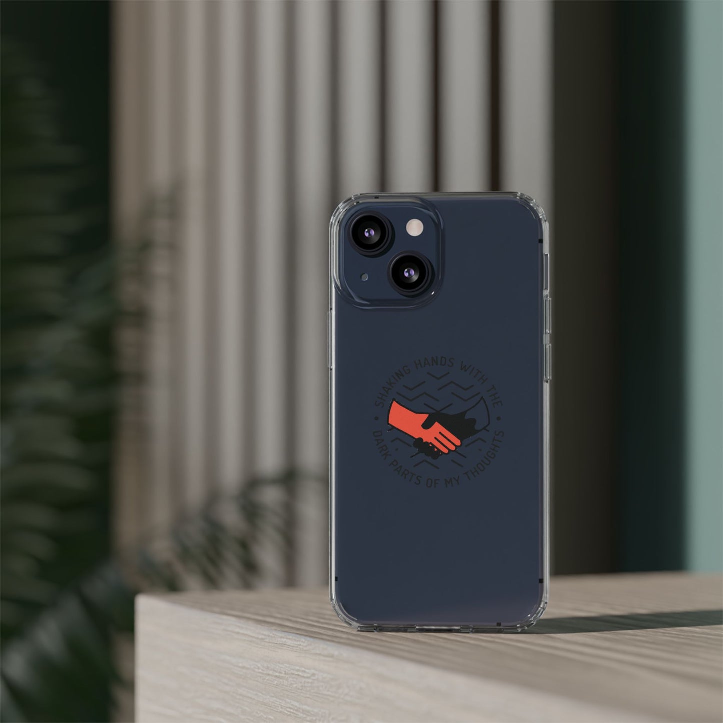 Dark Grip Clear Case