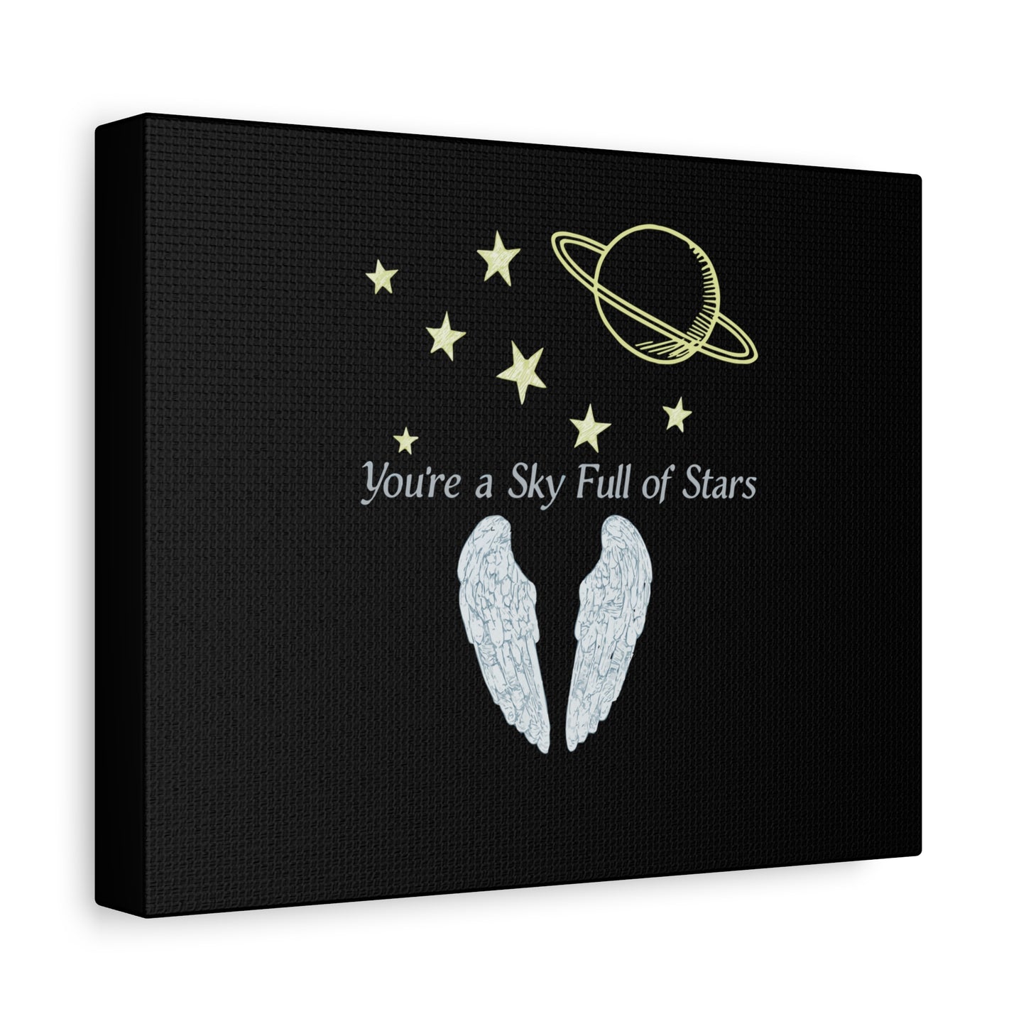 Starry Sky Wings Canvas