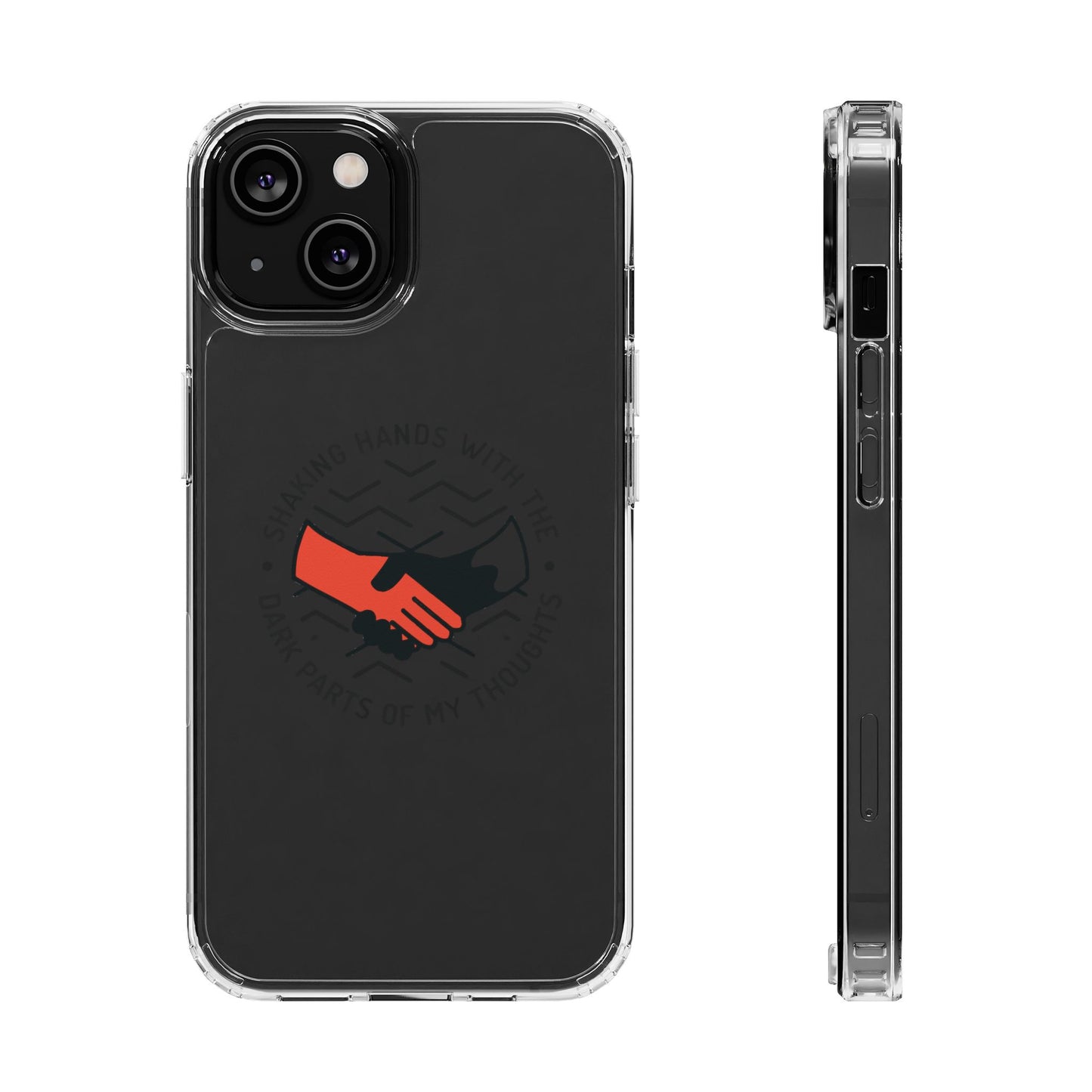 Dark Grip Clear Case