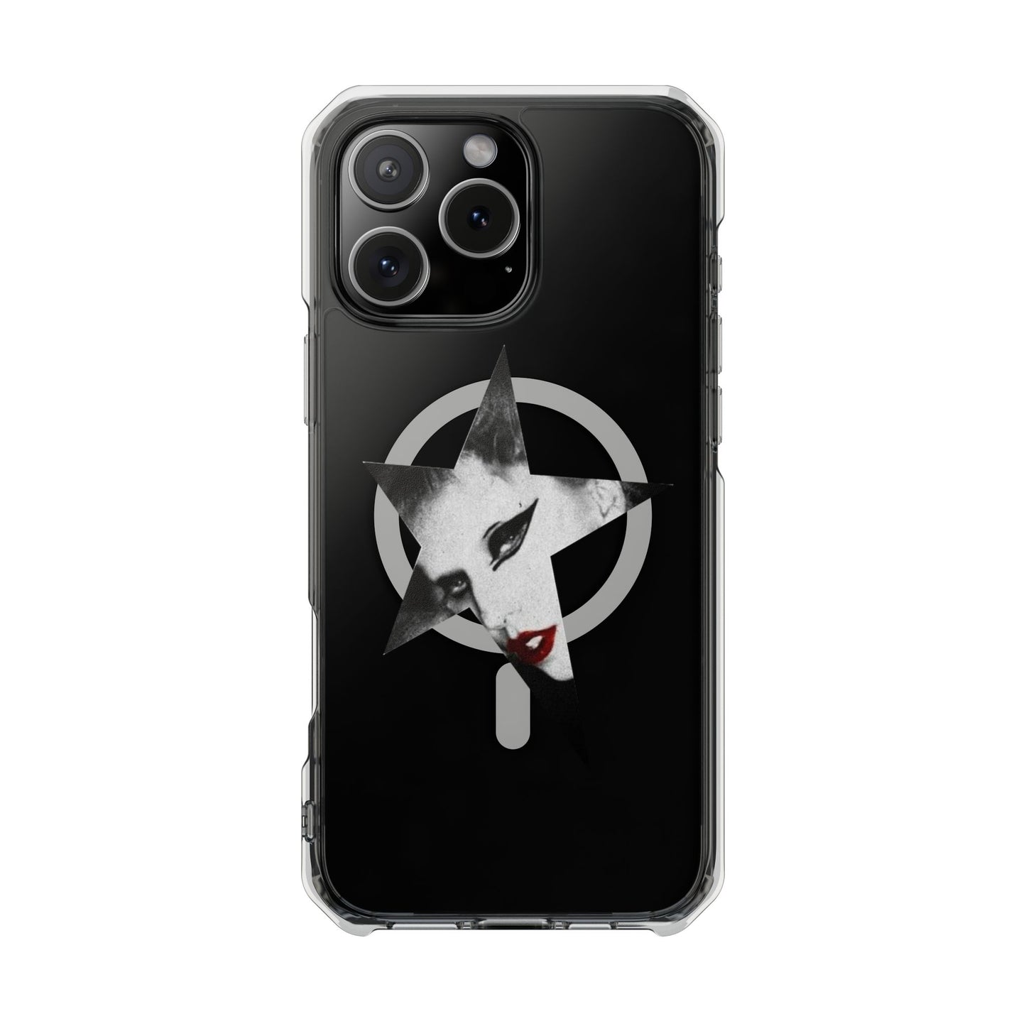 Born This Way Star Face Magnetic clear case