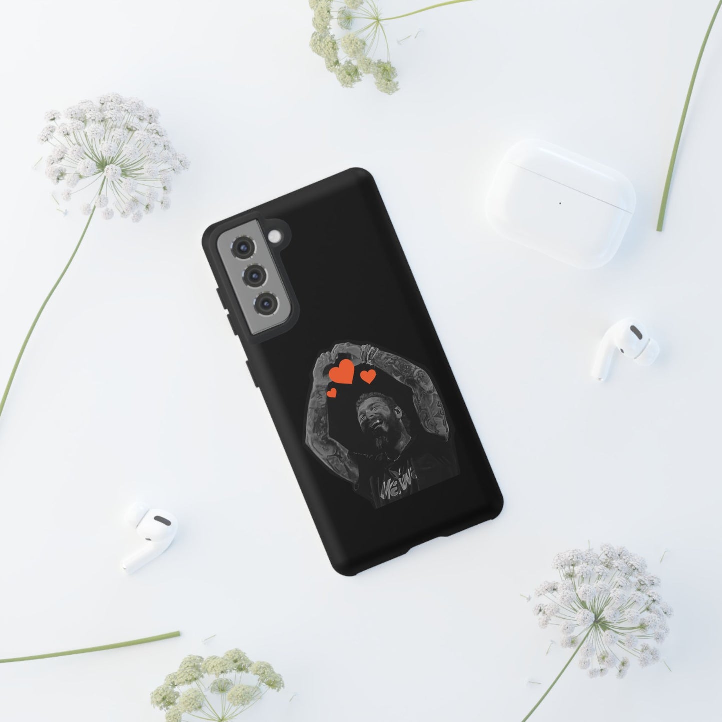 Tough Samsung Case (S20–S25) – Post Malone Heartfelt Wishes