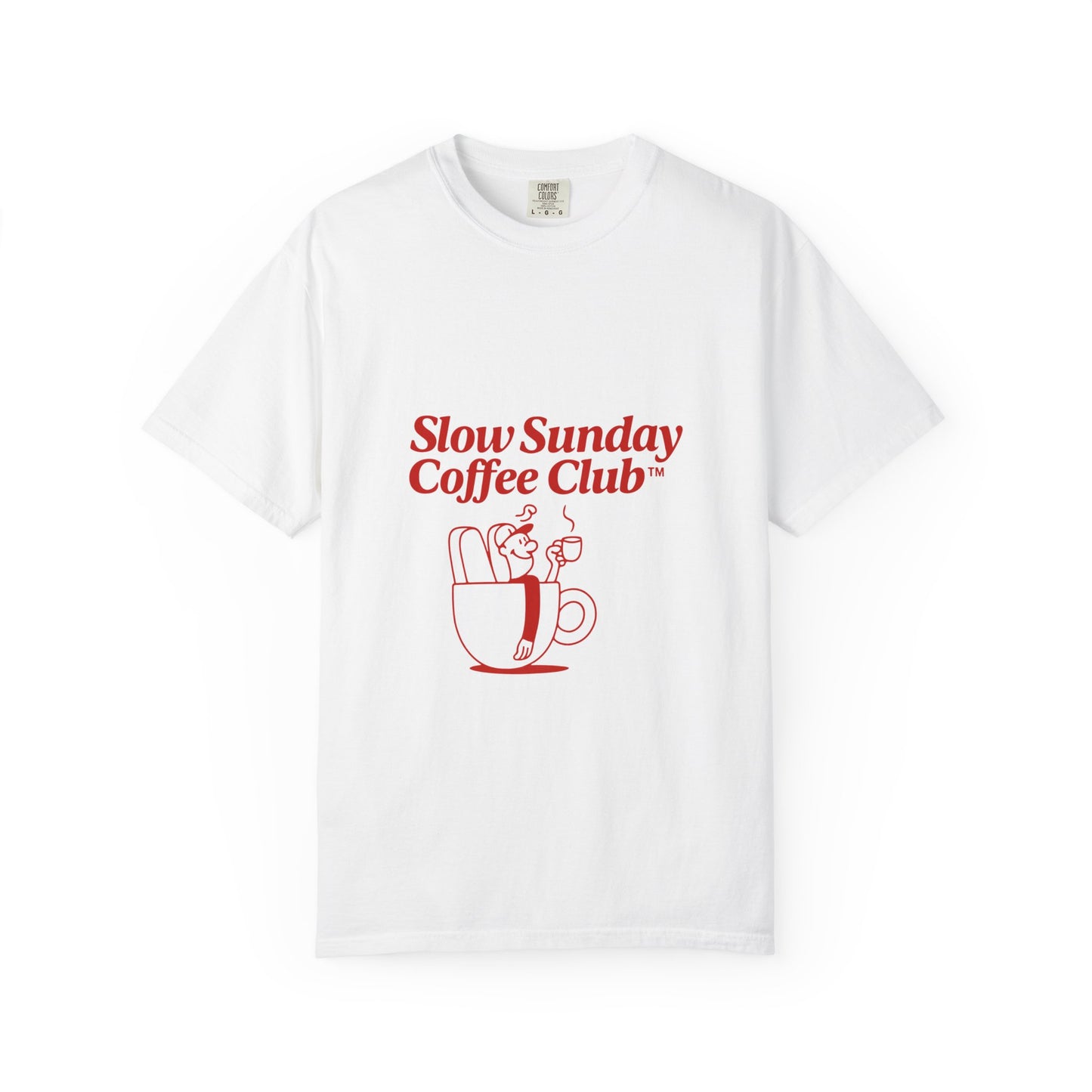 Unisex Garment-Dyed T-shirt – Snazzy Coffe Club Edition