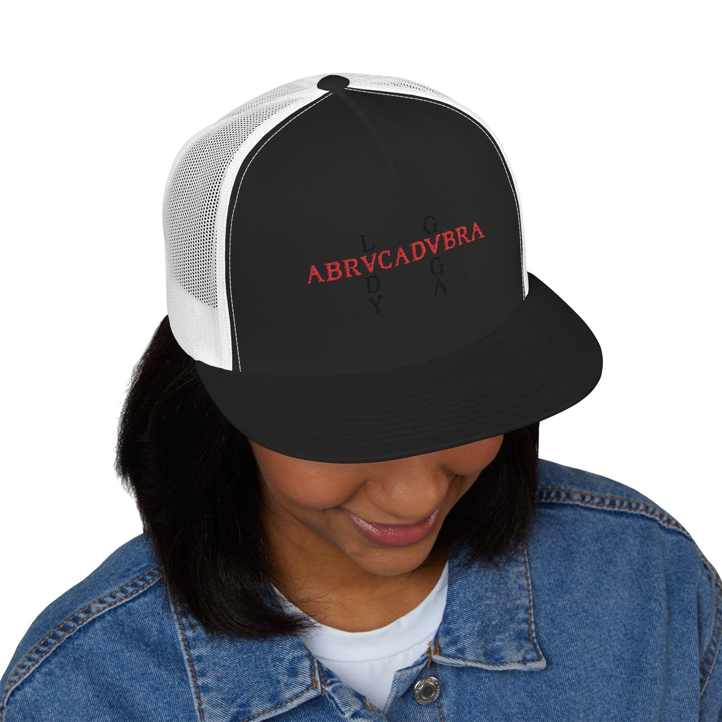 ABRVCADVRA Gothic Snapback trucker Cap