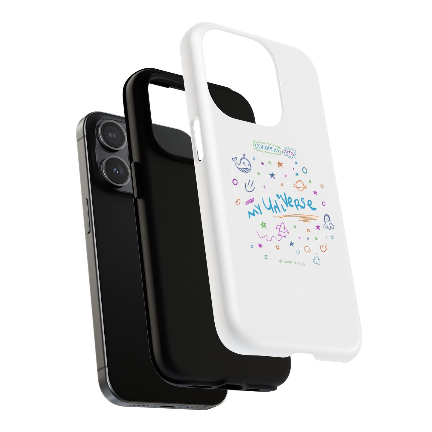 Neon Space Doodles Tough Magnetic Case