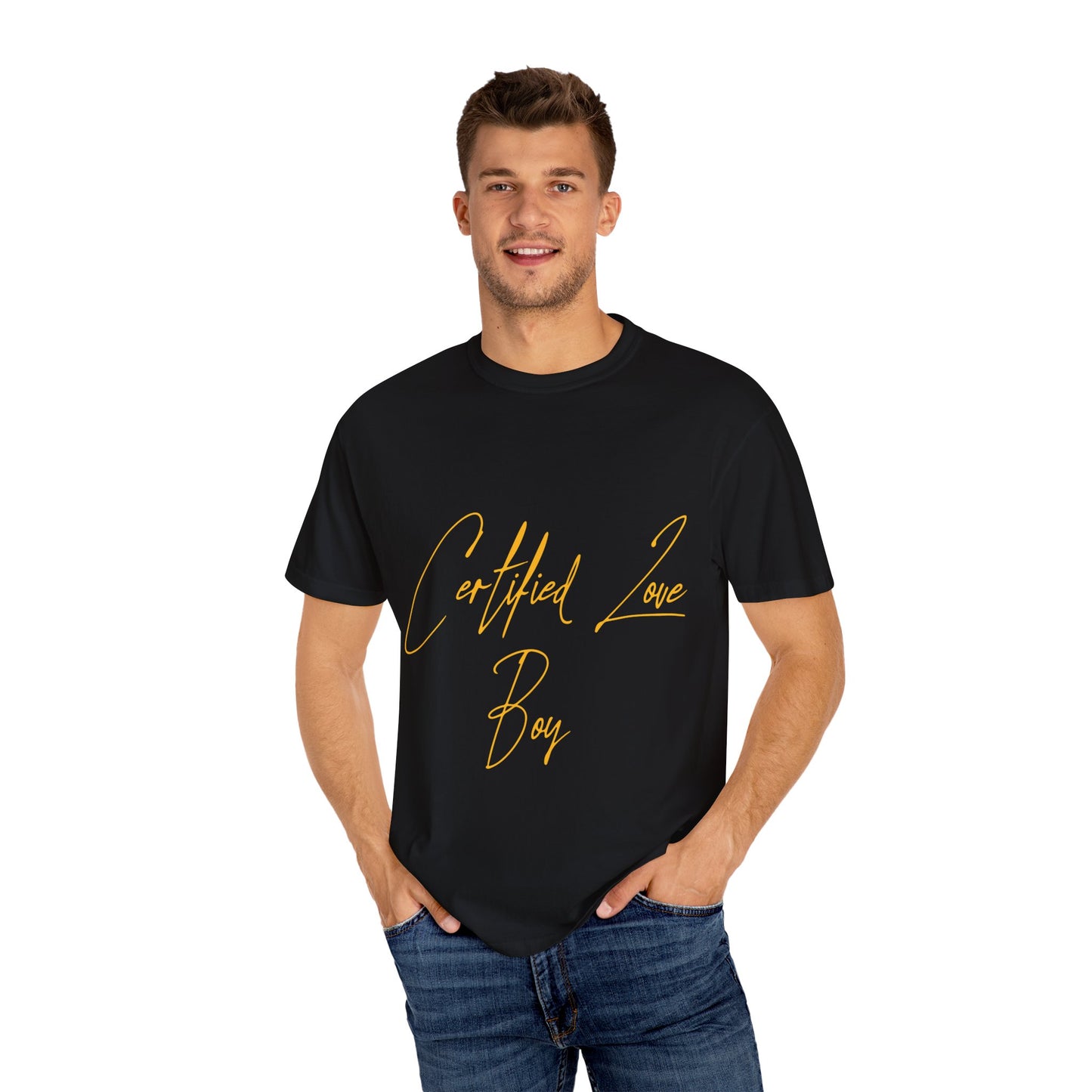 Certified Lover Boy Script Dyed Tshirt