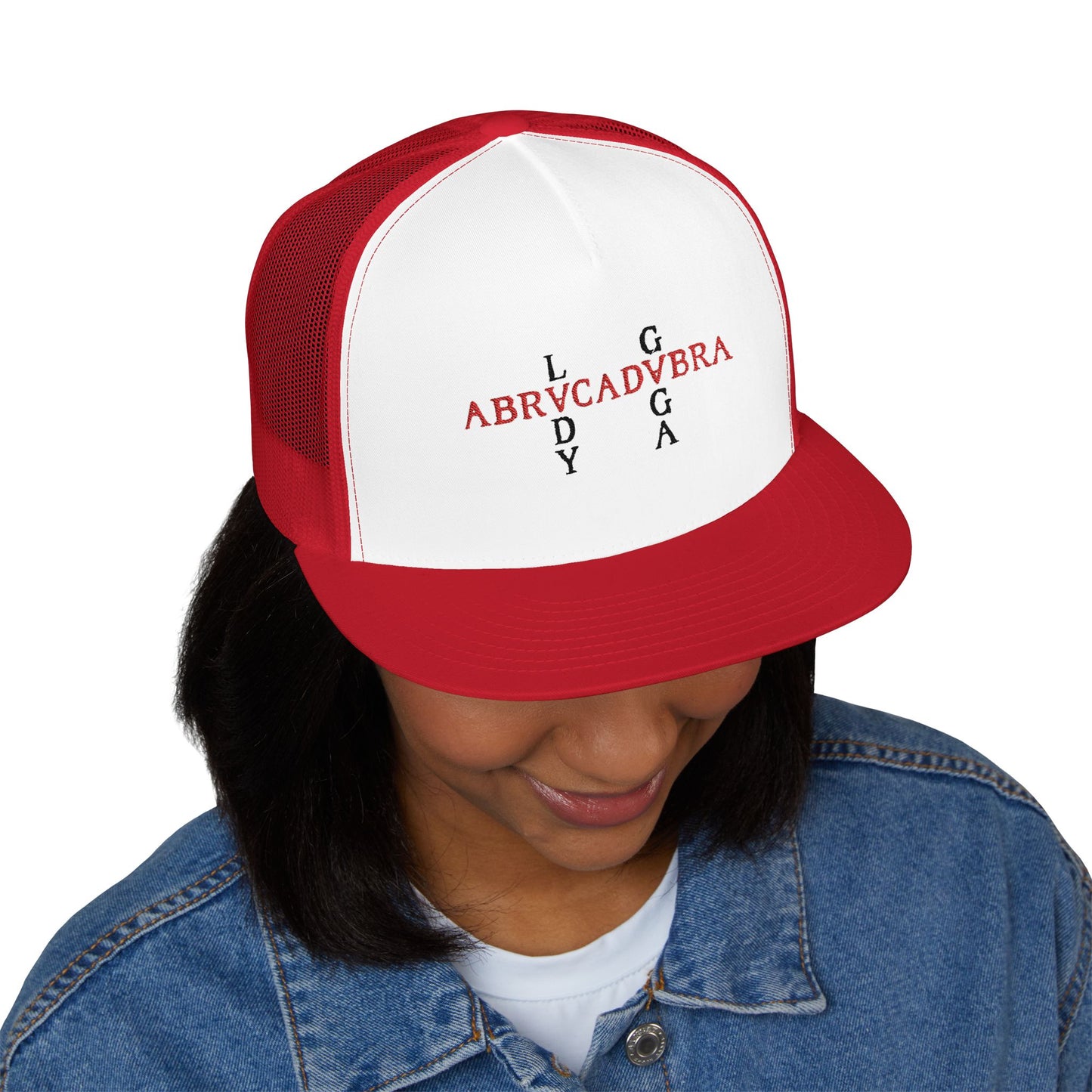 ABRVCADVRA Gothic Snapback trucker Cap