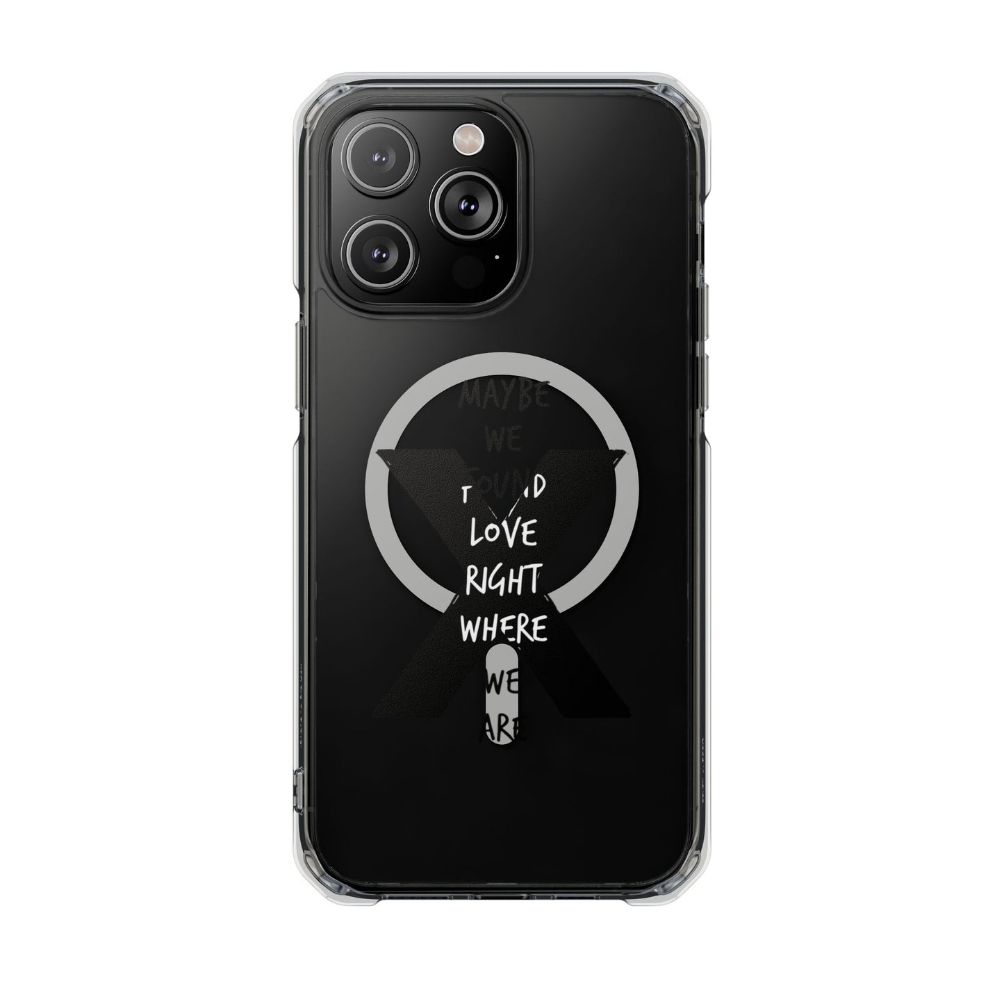 Abstract Paw and Brush Stroke Magnetic Clear Impact Case