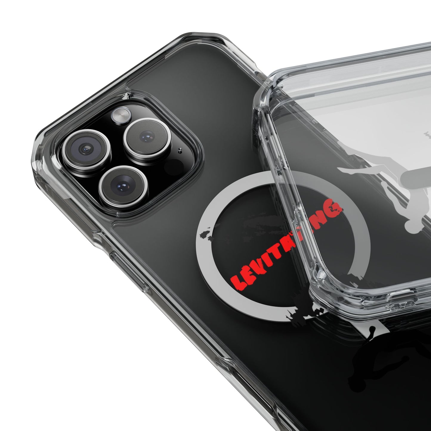 Levitating Vibes Magnetic Clear Impact case
