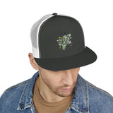 Grunge Angel Graffiti Trucker Cap