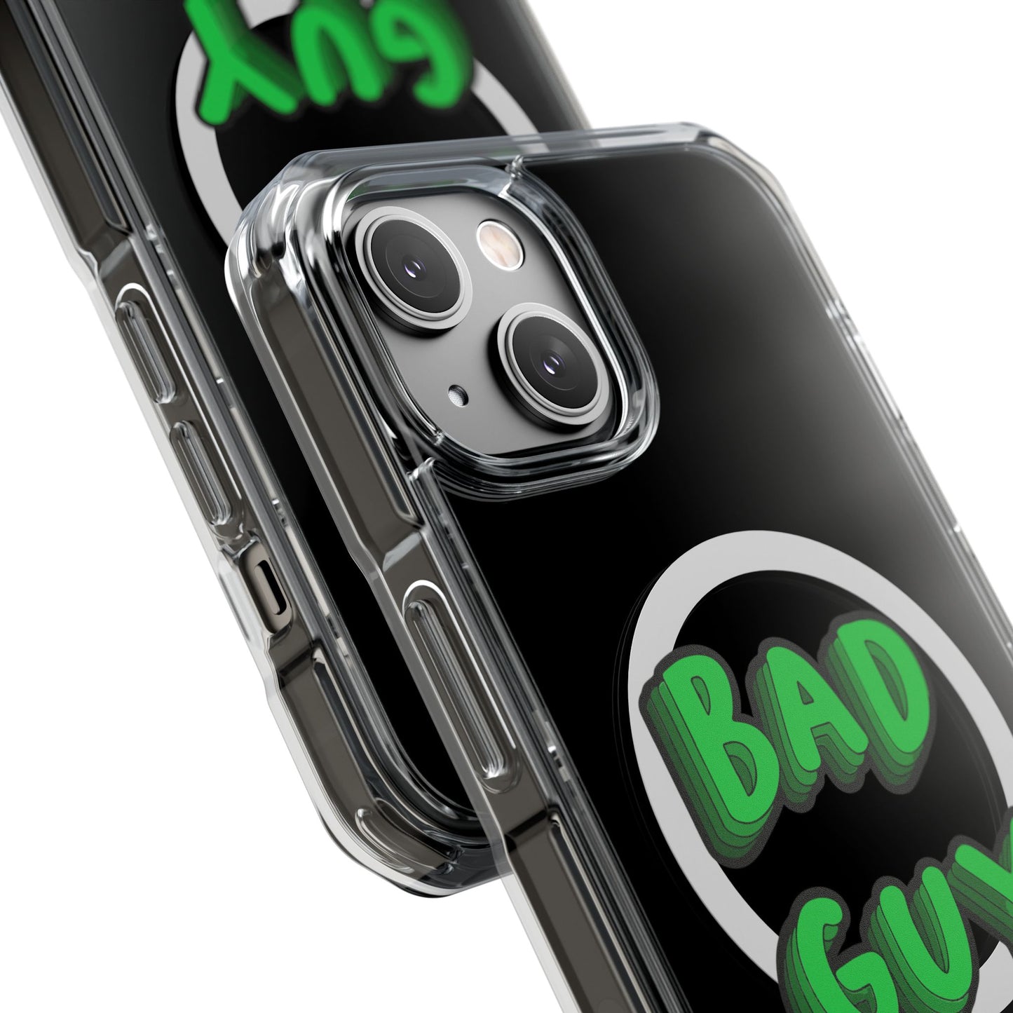Bold 3D Bad Mood Magnetic Clear Impact Case