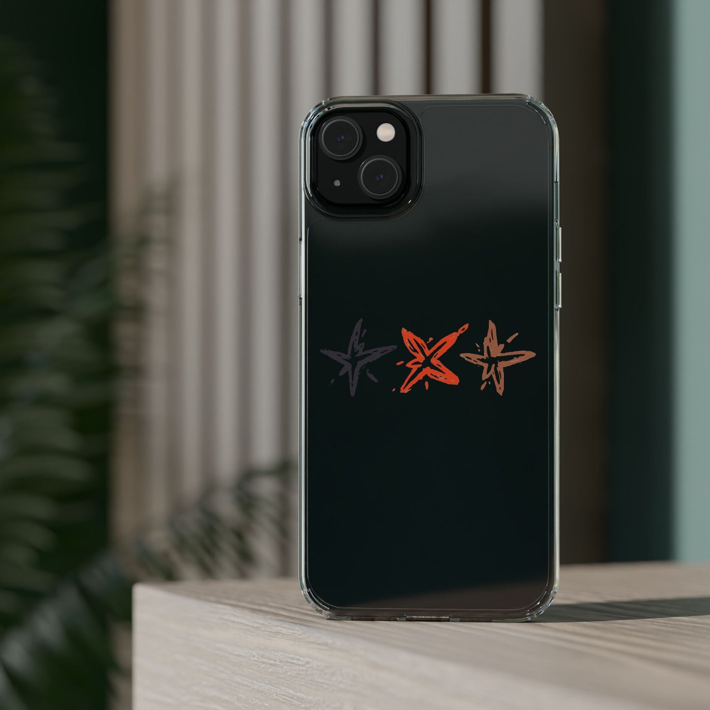 Starlit Threads Clear Cases